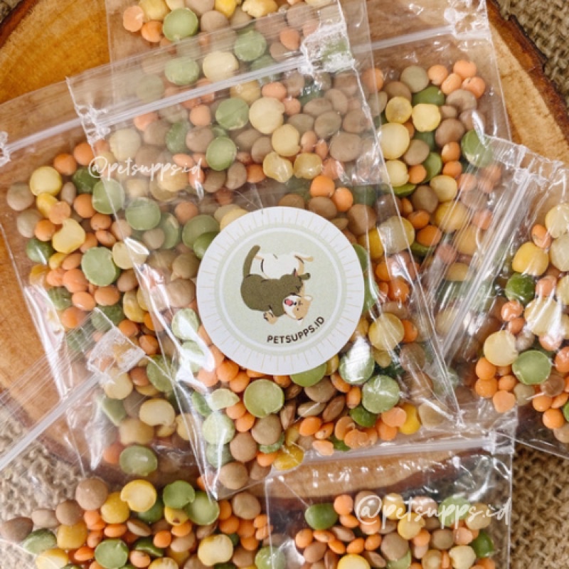 Mixed lentils 10gr snack hamter | cemilan hamster