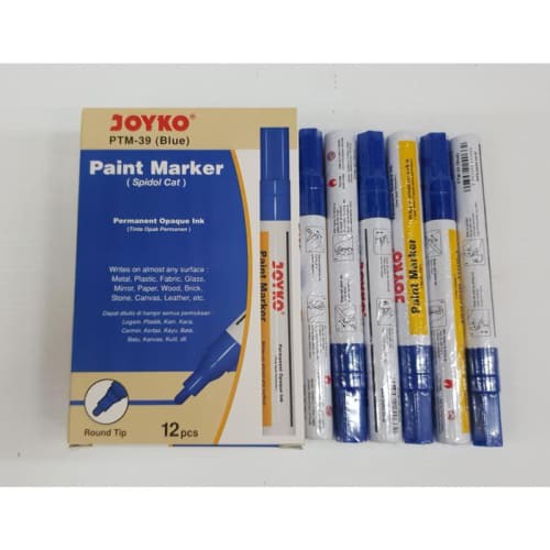 

Unik SPIDOL PERMANEN JOYKO PTM-39 BIRU | PAINT MARKER | STATIONERY | ATK Berkualitas