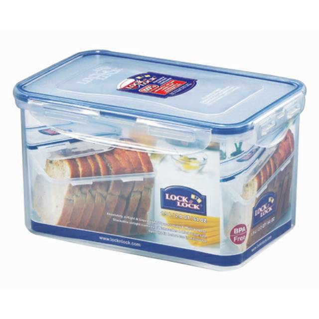 Lock n Lock Food Container 1.9L HPL818  Bread Box Wadah makanan wadah roti