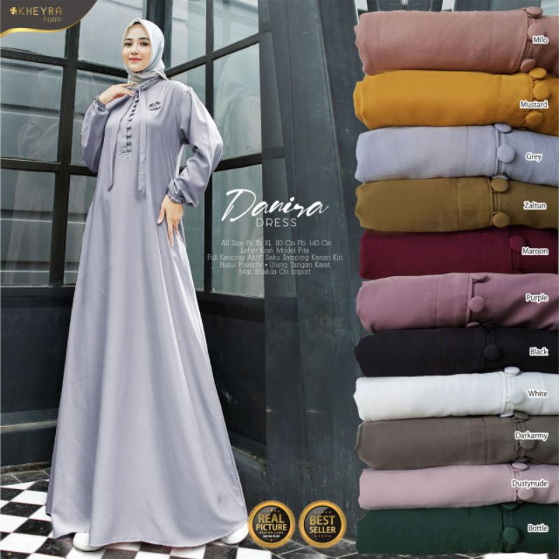 DANIRA DRESS BY KHEYRA HIJAB