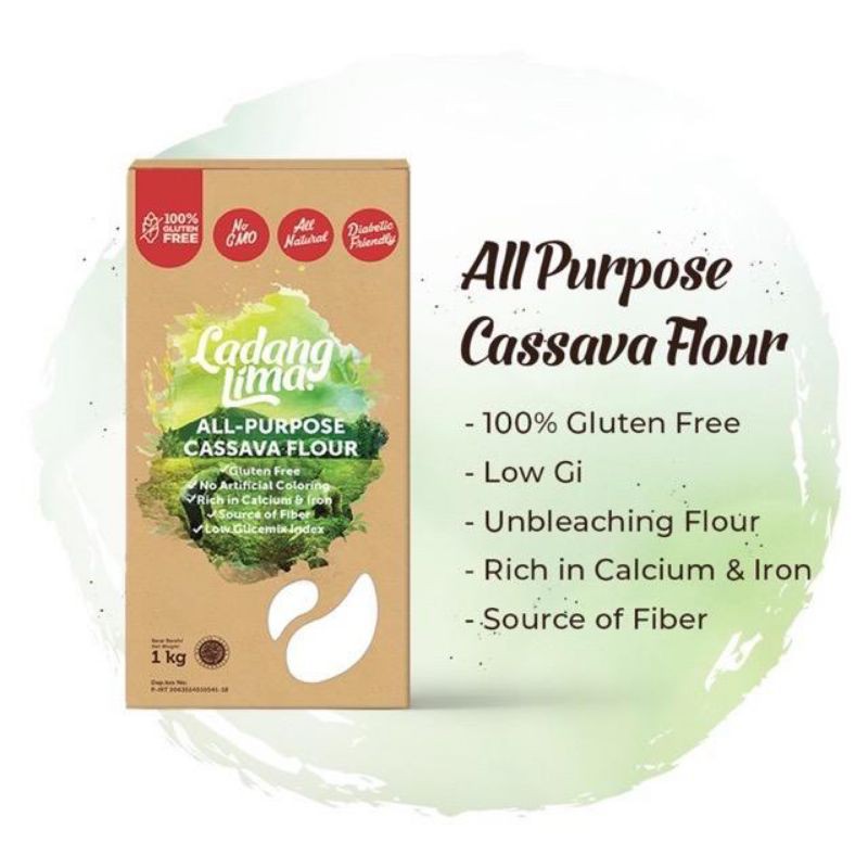 

All purpose flour ladang lima terigu non gluten free tepung singkong