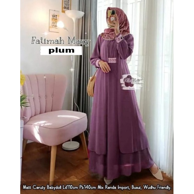 gamis fatimah maxy fatimah dress