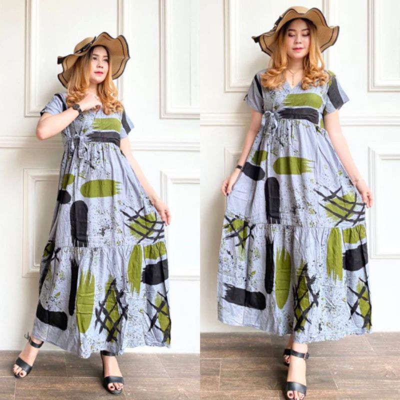 DASTER KIMONO|KIMONO MOTIF CORET|NEW LONGDRESS