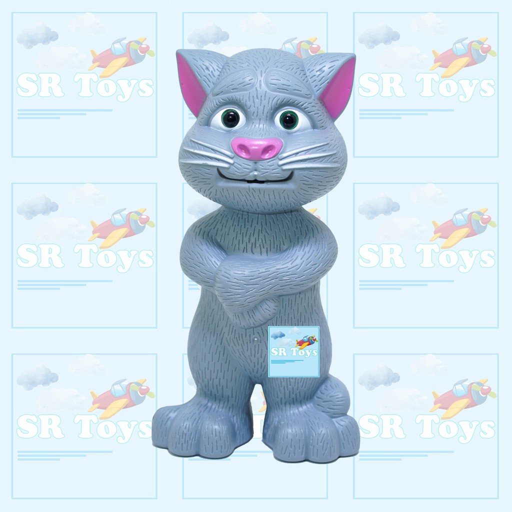 Boneka Talking tom cat &amp; Singing Tomcat Bahasa Indonesia Rekam Suara