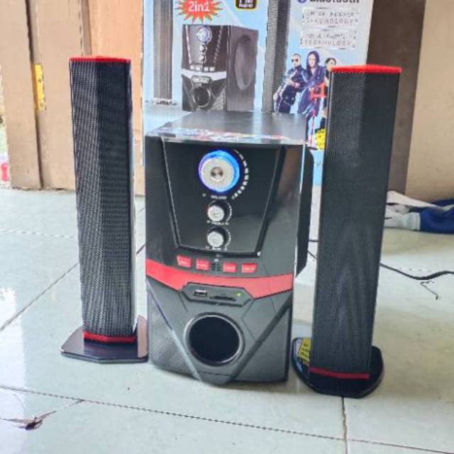 PROMO SPEAKER BLUETOOTH GMC 886I 2IN1