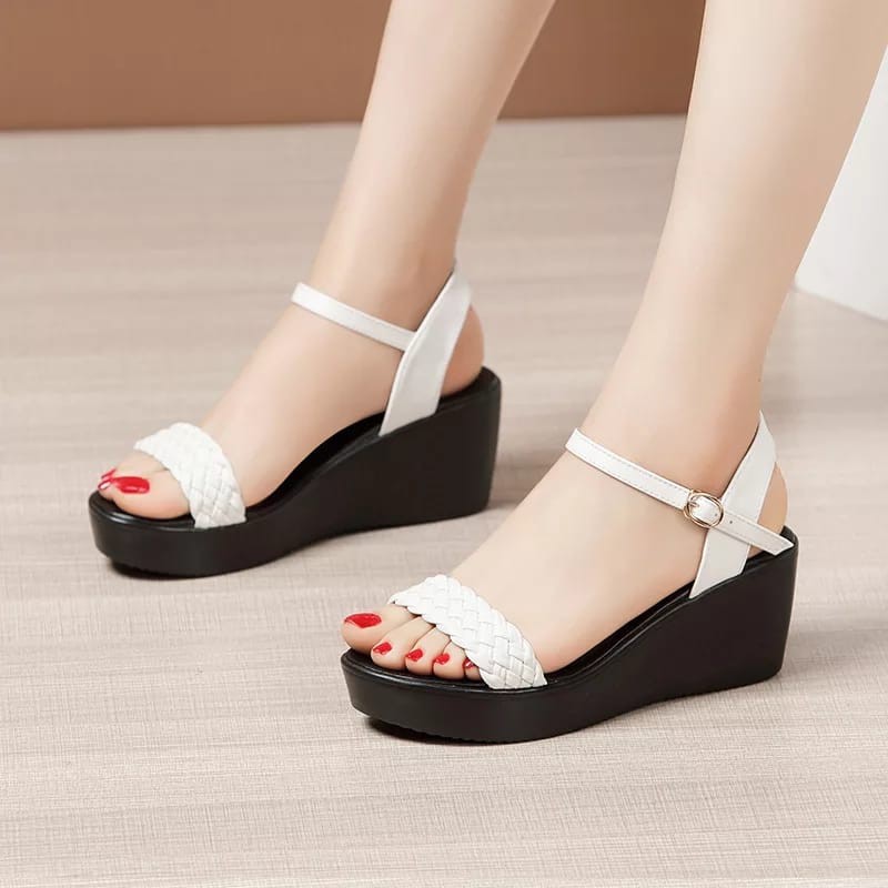 Sandal Wanita Zora Sandal Wedges Wanita Marcello Terbaru 2021