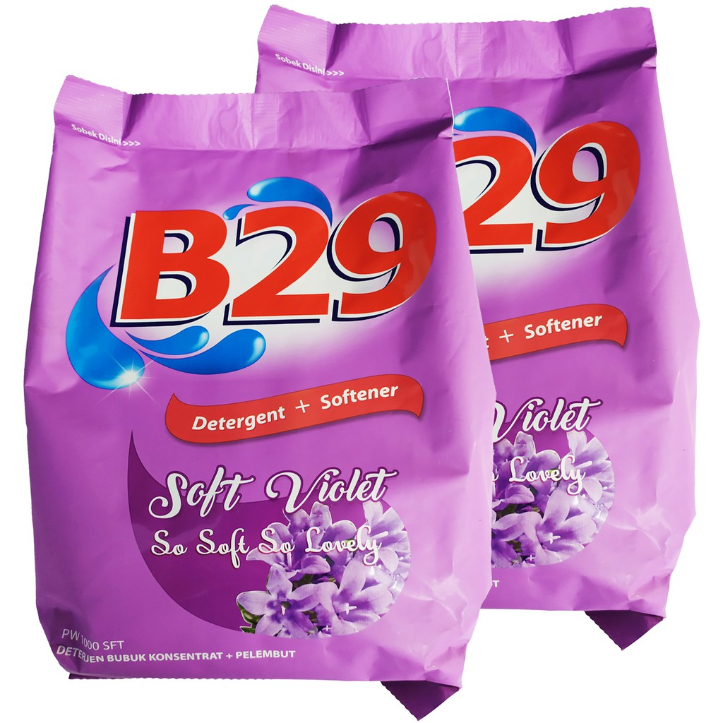 Sabun Pencuci Pakaian B29 - Violet Plus Softener x2pcs