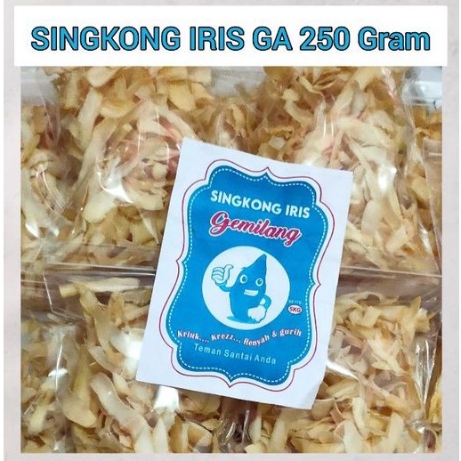 

Kerupuk Singkong Iris GA Mentah 250 Gram