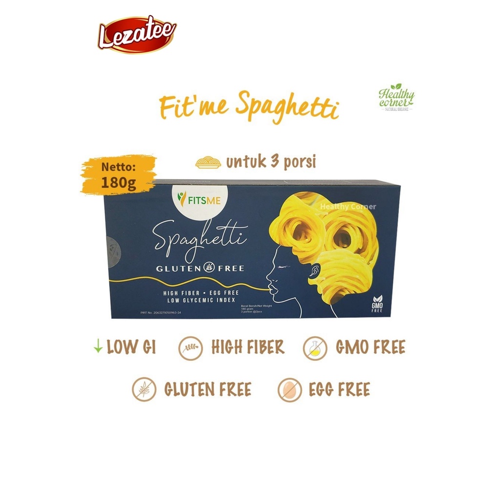 

Spaghetti Glutten Free 180gr