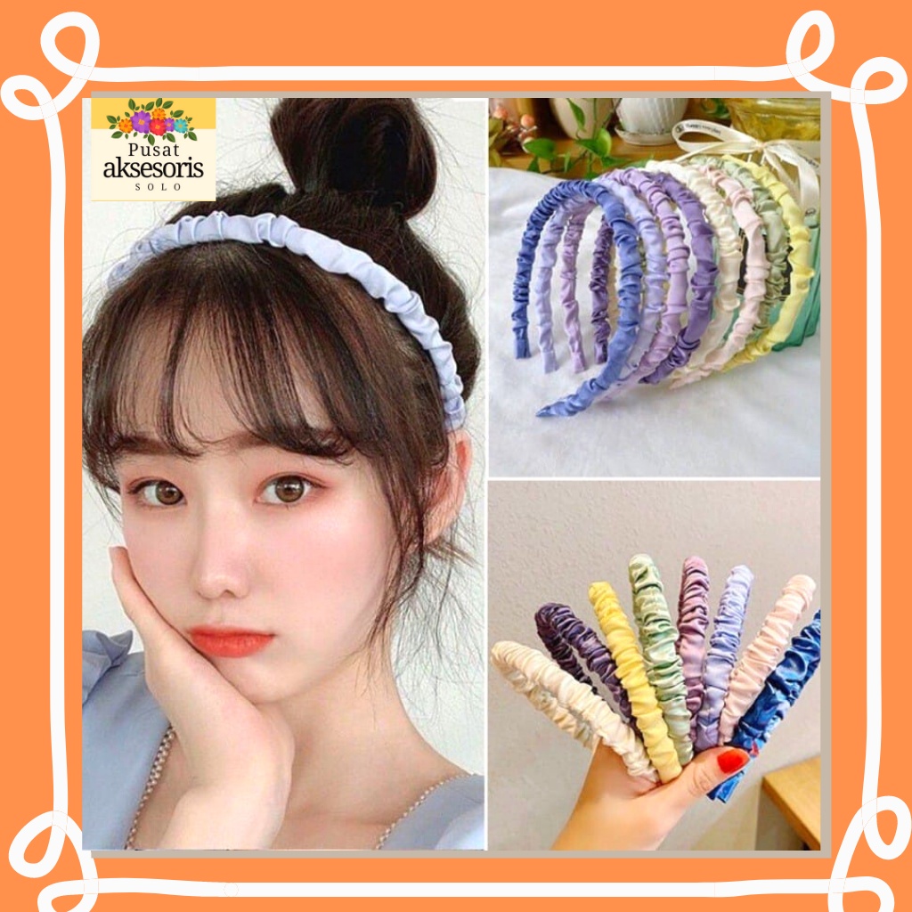 BANDO RAMBUT KOREA / BANDO SCRUNCHIE KOREA / BANDO KERUT / BANDANA SCRUNCHIE KERUT / BANDANA RAMBUT 