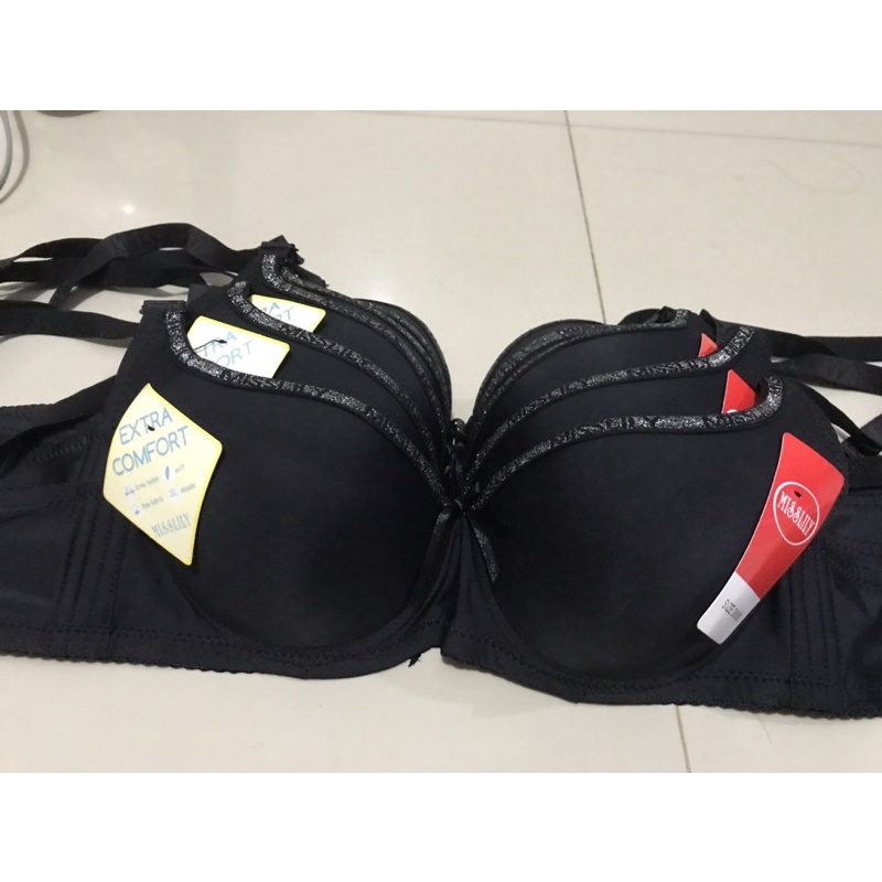 Bra busa kawat/ Bra ms.lily / black /grosir dan eceranl