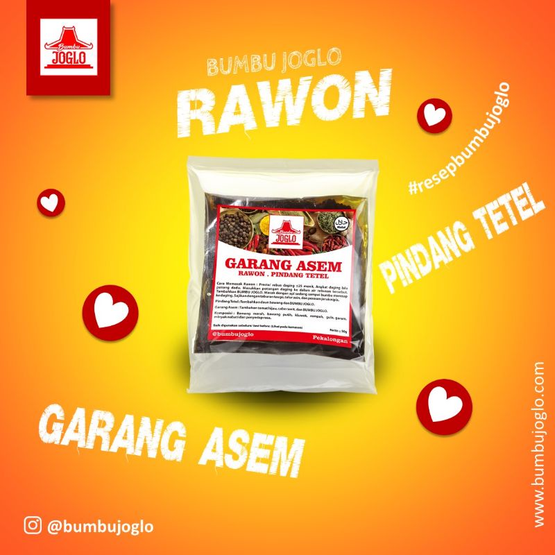 

Bumbu Instan Rawon, Garang Asem, Pindang Tetel by Bumbu Joglo