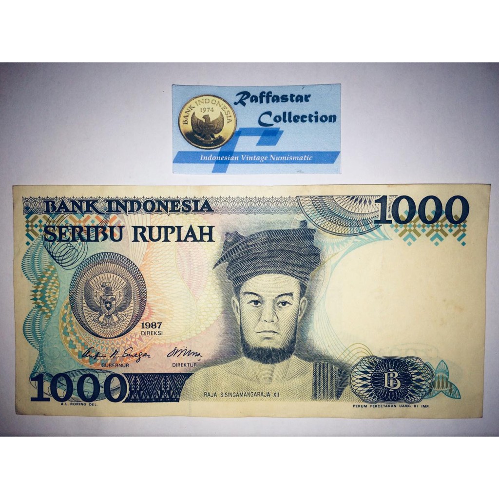 uang lama 1000 sisingamangaraja 1982
