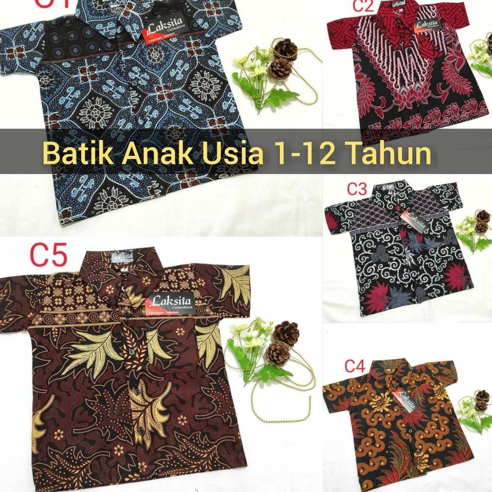 Jual Murah Baju Batik Anak Laki Laki Umur 1-12 Tahun Terbaru / Atasan Hem Kemeja Lengan Pendek Anak Cowok Murah NRMMDA6t7EL0QZq
