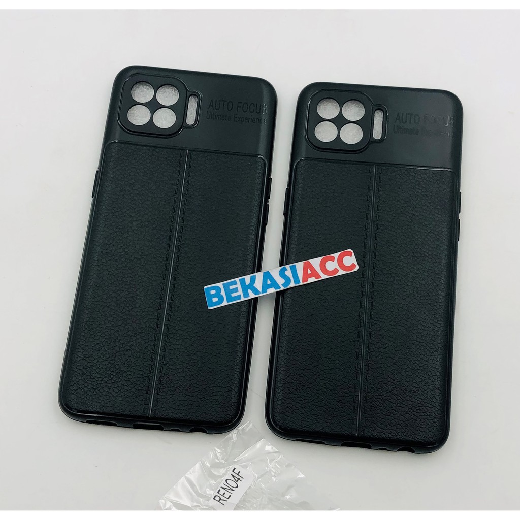 SILIKON OPPO RENO 4F AUTO FOCUS / CASE OPPO RENO 4F MOTIF KULIT