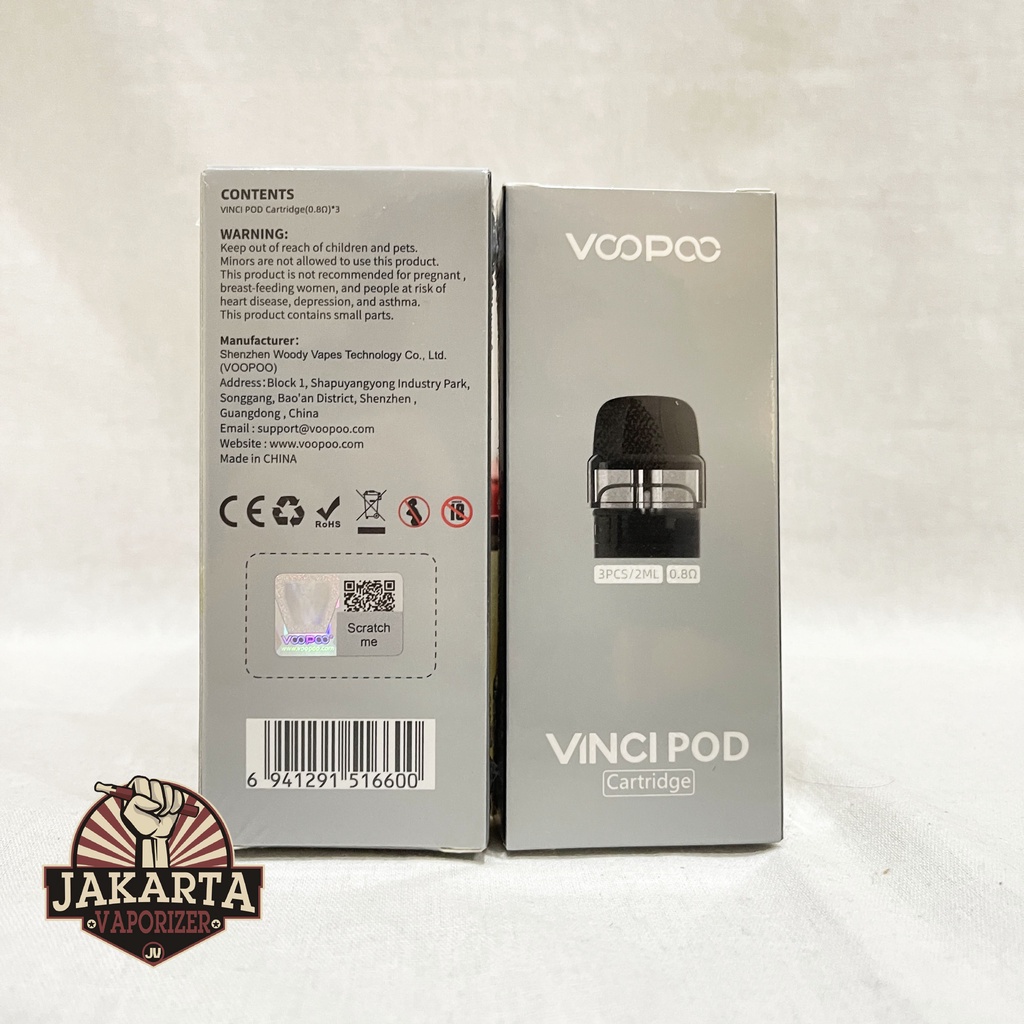 [CARTRIDGE] VINCI POD KIT CARTRIDGE REPLACEMENT BY VOOPOO