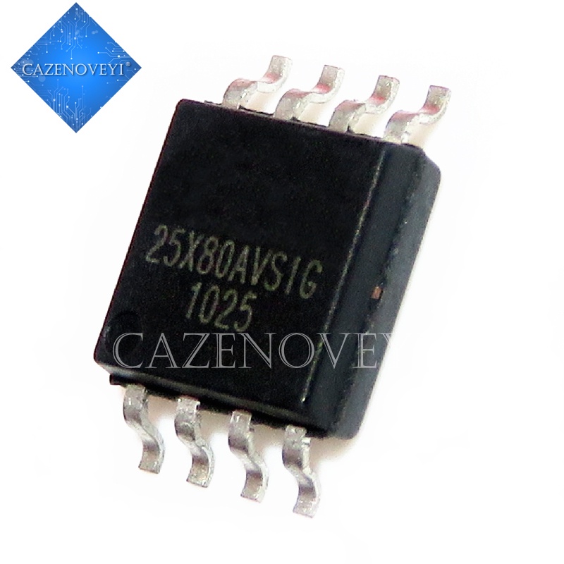 10pcs Ic W25X80Avsig 25x80avsig W25X80Bvsig W25X80 25x80 Sop-8