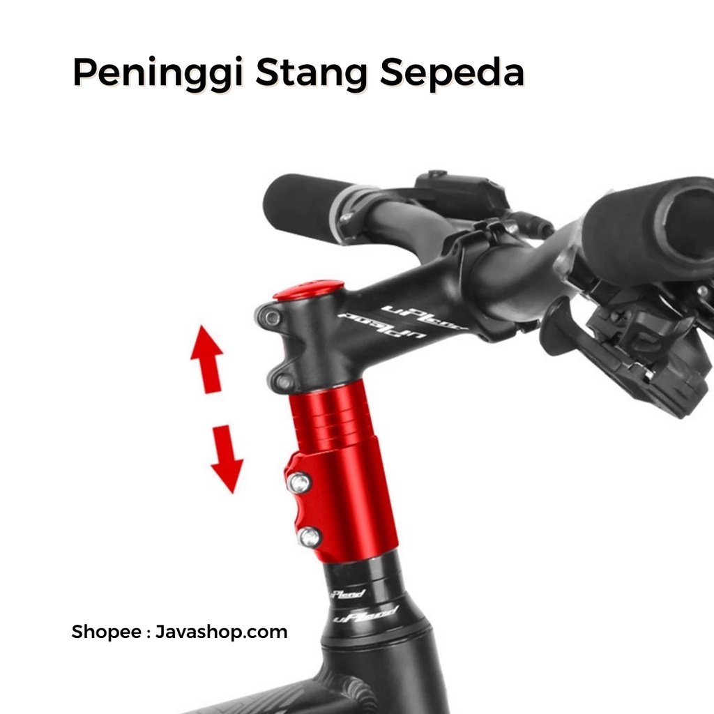 JAVASHOP Peninggi Stang Sepeda Bahan Aluminum Alloy