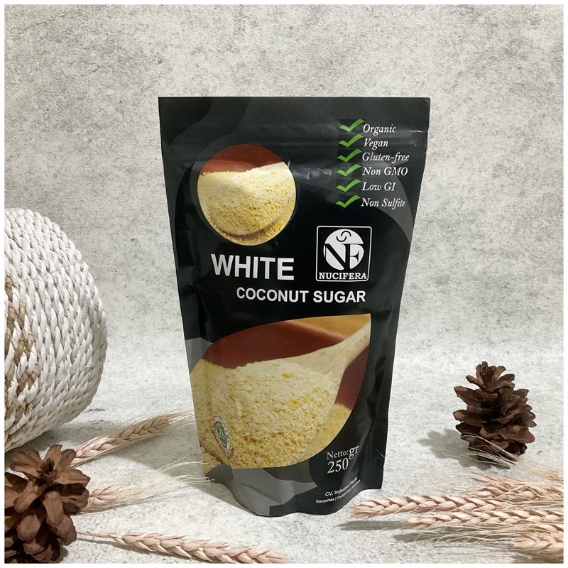 

NUCIFERA WHITE COCONUT SUGAR 250 gr