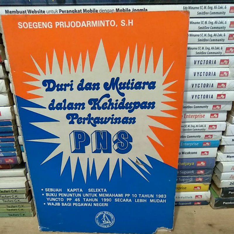 Duri dan mutiara dalam kehidupan perkawinan PNS buku bekas yang ori
