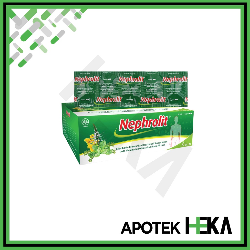 Nephrolit Box isi 20x5 Kapsul - Membantu Melarutkan Batu Urin (SEMARANG)