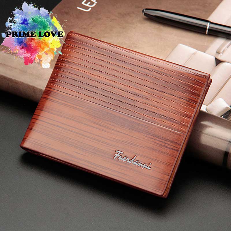Dompet Pria Model Lipat Elegan Import - DP12-Cokelat Muda