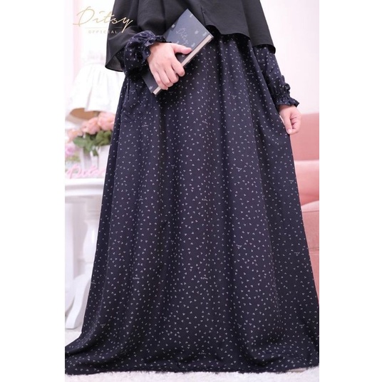 Viridity black ditsy