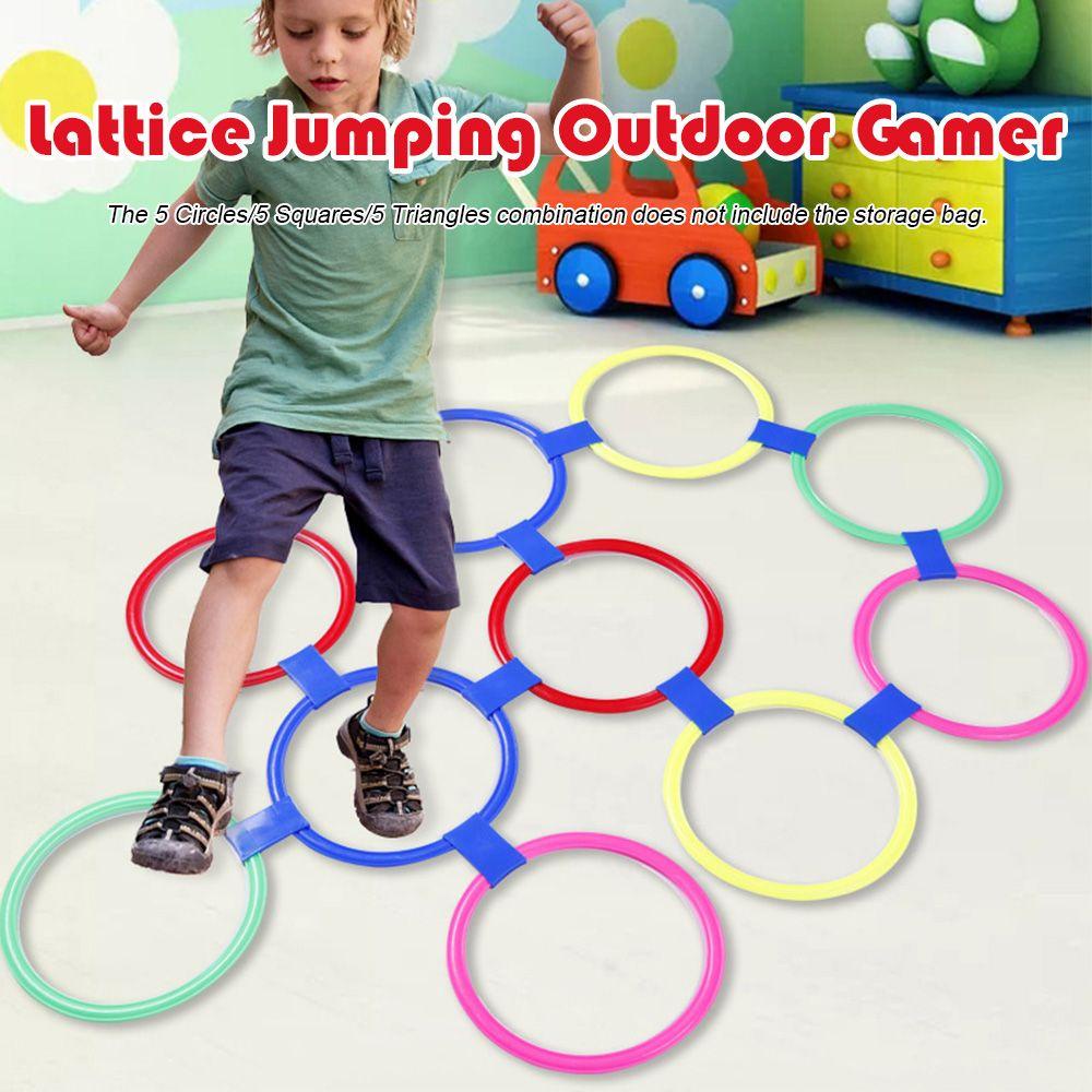 Nanas Mainan Luar Ruangan Anak Hadiah Indoor Carnival Game Outdoor Sensory Play Jump Circle Ring