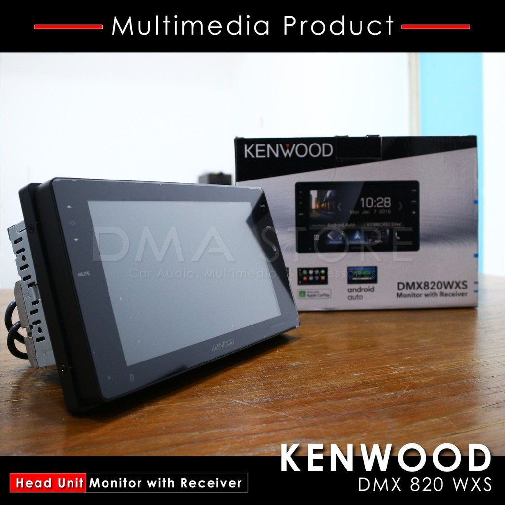 Kenwood DMX820WXS 8 inch Double Din Android Auto Apple Carplay Bluetoo