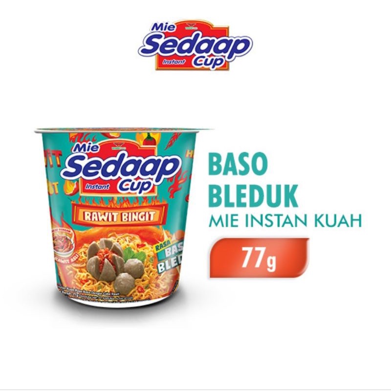 

SEDAAP CUP MIE INSTAN BASO BLEDUK 77 gr