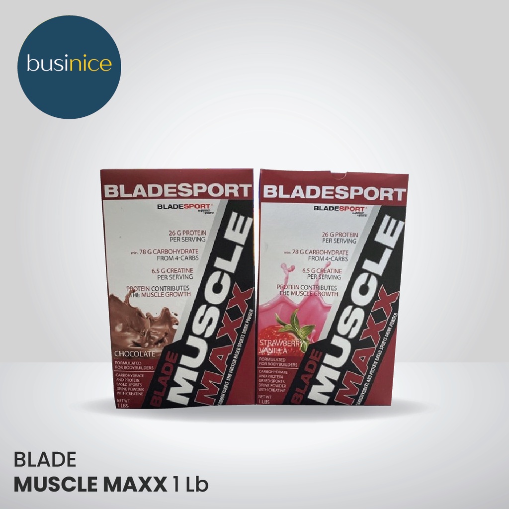 BLADE SPORT Musclemaxx 454 gram 1 Lbs Weight Gainer Mass ORIGINAL PACK