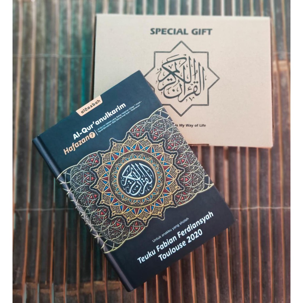 Box untuk Al-Quran atau Buku Ukuran A5 (15 x 21 cm)