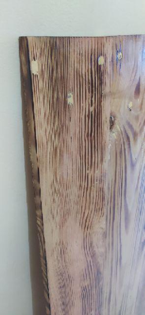 Papan Kayu Jati Belanda  120x50x2cm Warna Bakar