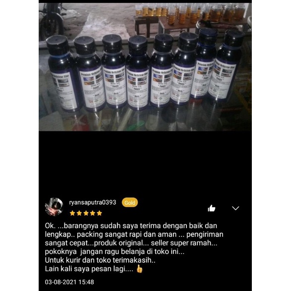 Paket 8 botoL Obat biru Premium Methylene Blue khusus kargo