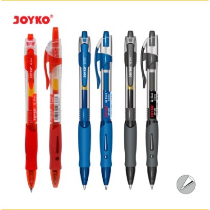 

Pulpen Joyko Q-Gel & R-Gel GP-265 & GP320 Tinta Hitam & Biru - PERPCS/Balpoint Gel/pen Gel