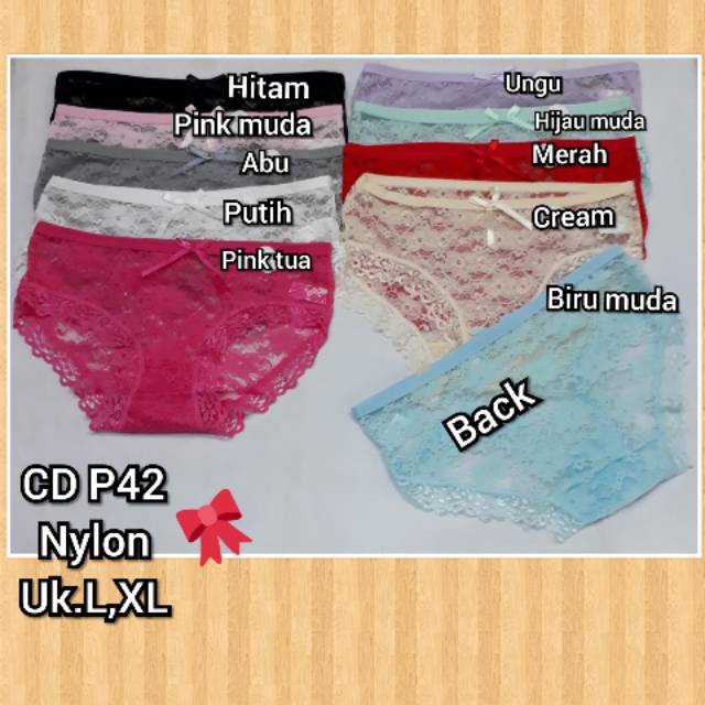 CD P42 Celana dalam transparan uk.L dan XL