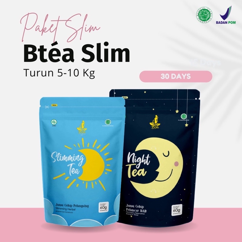 

DAPAT 2 PCS Teh Pelangsing BEAUTEA Btea Best SELLER BPOM Paket SLIM Turun 5-10 KG alami herbal tea slimming detox diet kurus