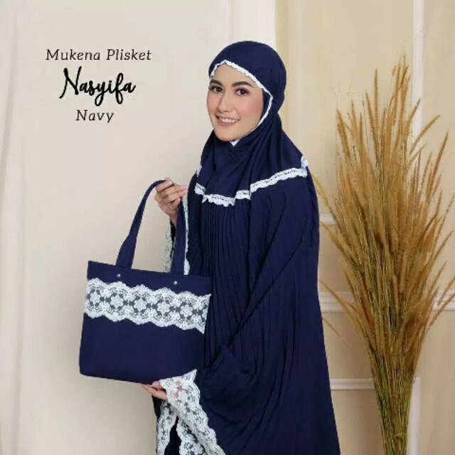 Mukena Plisket Renda Premium/Mukena Plisket Premium