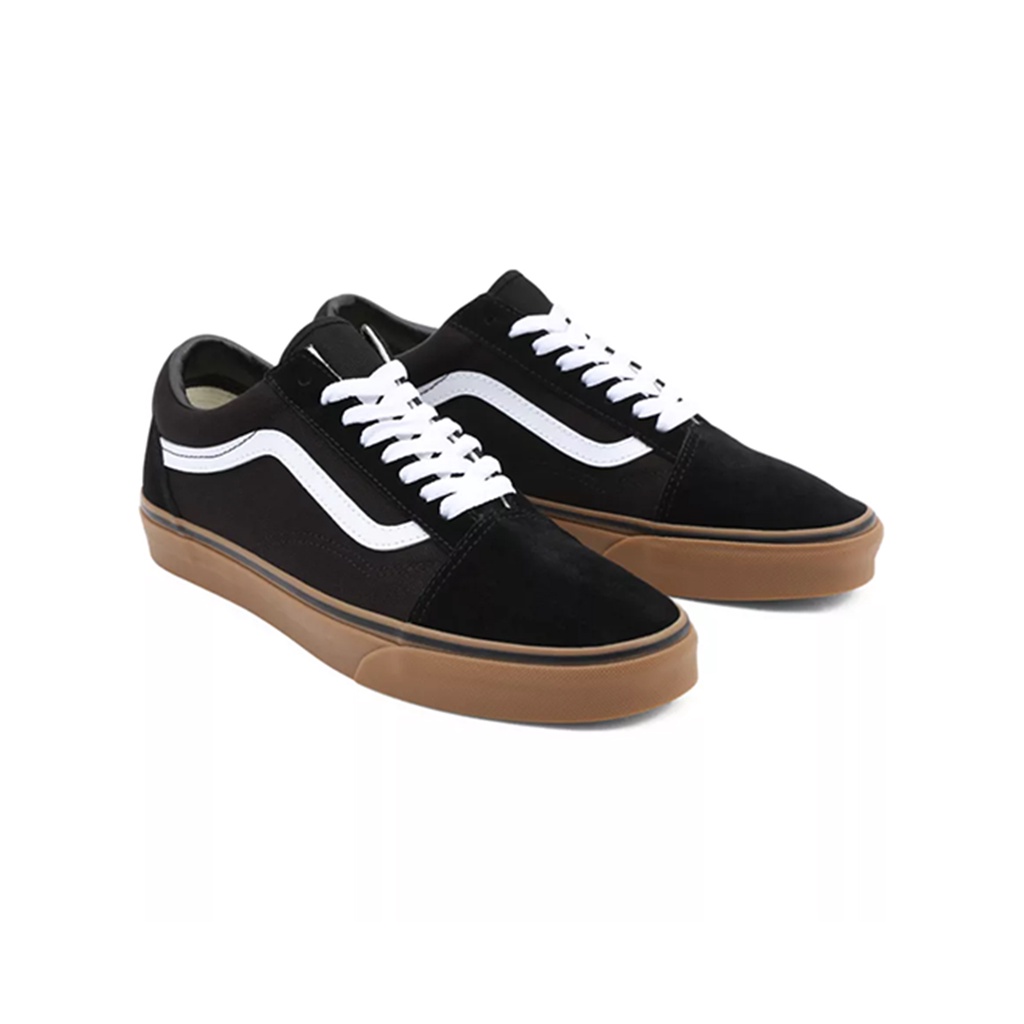 SEPATU VANS OFF THE WALL | OLD SKOOL GUMSOLE BLACK MEDIUM GUM