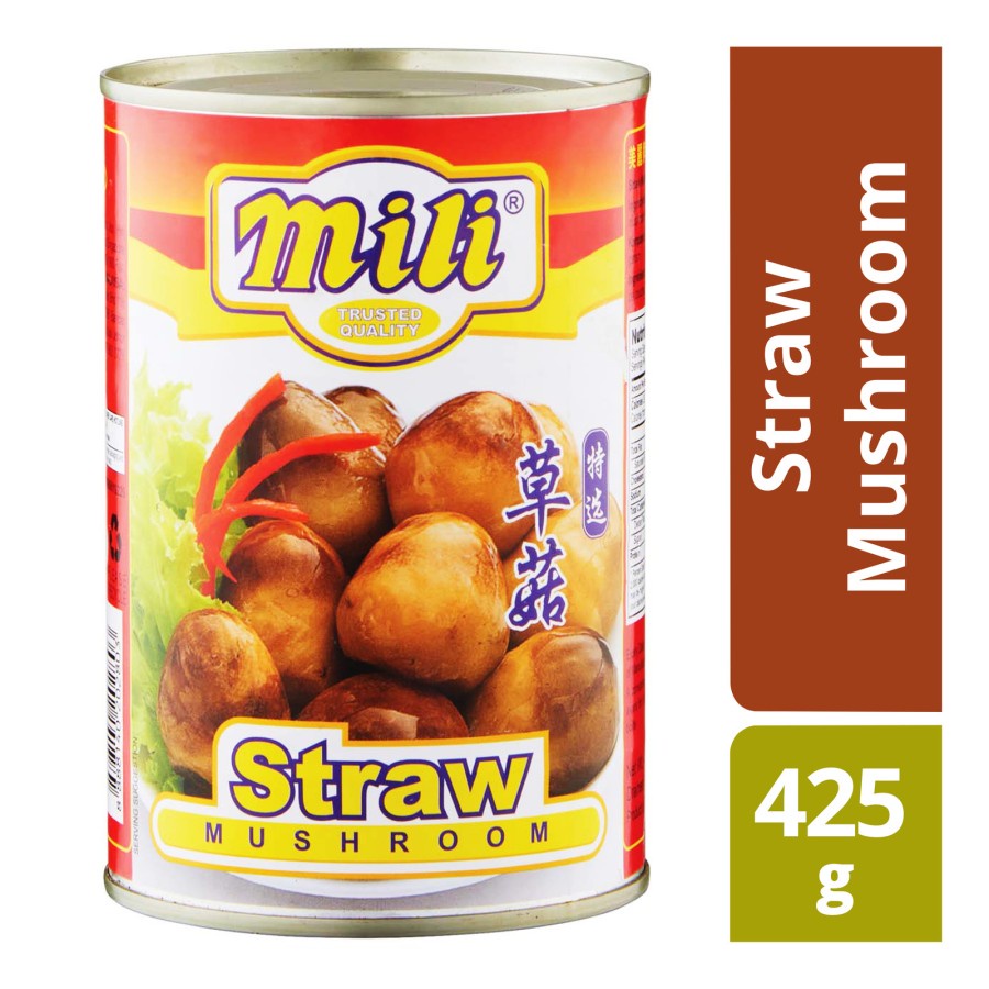 Mili Straw Mushroom 425g