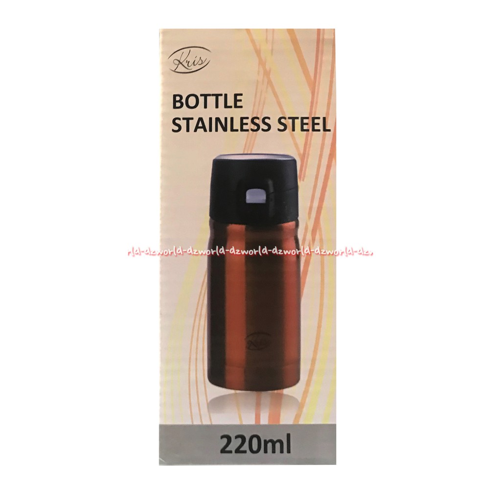 Kris Bottle Stainless Steel 220ml Termos Vacuum Flash Botol Termos Botol Minum Vacuum Flask