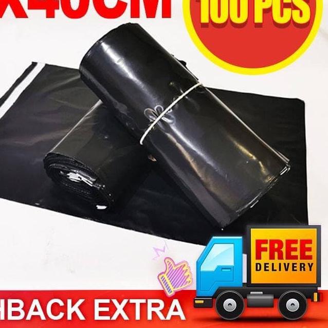 

☋ RM - Plastik PE / 20x40 cm (100pcs) Polymailer Plastik Packing Kemasan Olshop Tebal ♠