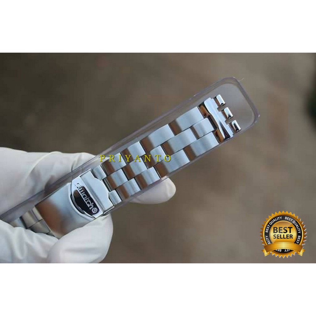 STRAP TALI JAM RANTAI SWATCH STAINLESS STRAP IRONY CHRONO YCS415GX [19MM]