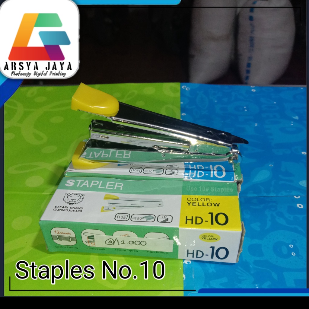 

SATUAN ( 1 PCS ) Stapler HD-10 Safari Staples HD10 Safari