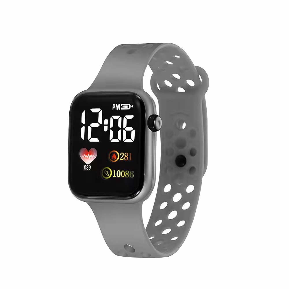 LED Watch Water Resistant - Jam Tangan Digital Pria &amp; Wanita Strap Rubber LED_8047 ( Group )