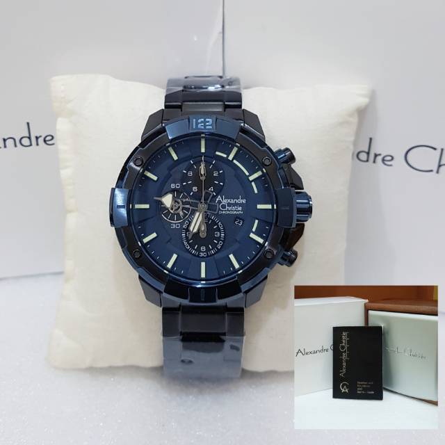 ALEXANDRE CHRISTIE PRIA AC 6551 BLUE ROSEGOLD JAM TANGAN ALEXANDRE CHRISTIE AC 6551 ORIGINAL