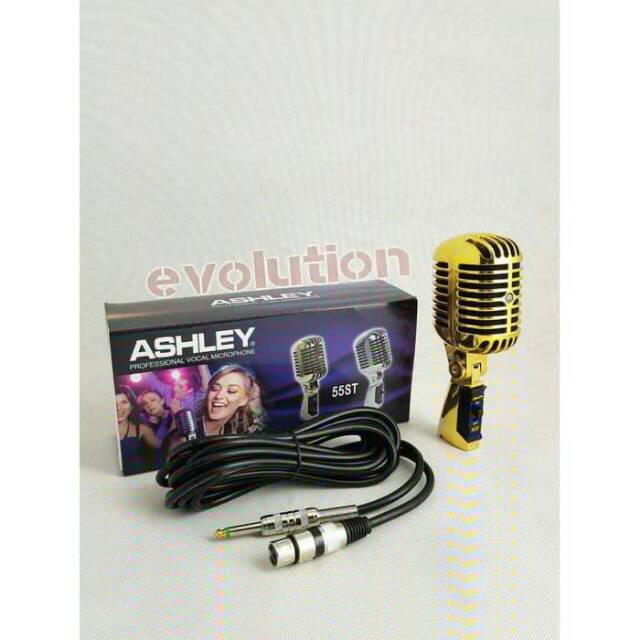 Mic Kabel Ashley Classic 55 ST ORIGINAL Gold Professional