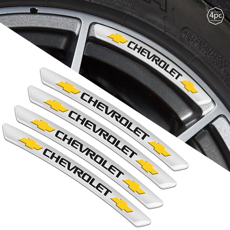 4Pcs Stiker Mobil Balap Untuk Chevrolets Colorado Aveo Captiva Cruze Optra Sonic