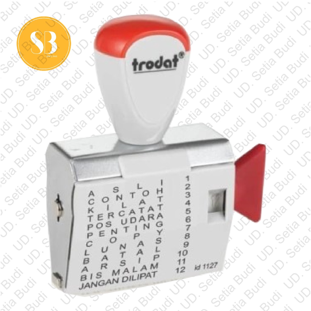 Stempel Text Indonesia Trodat 1127 Made in Austria