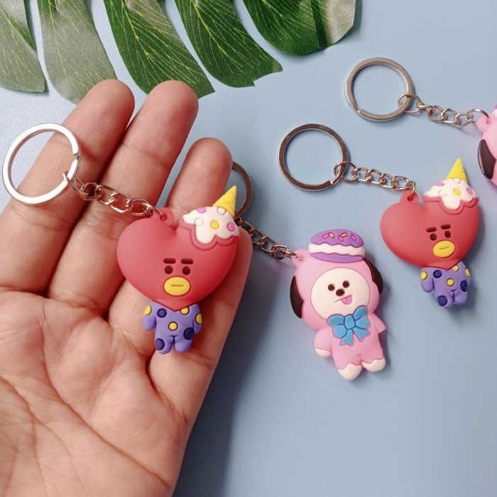 Gantungan Kunci BT21 Ulang Tahun / Gantungan Kunci BT21 Birthday Edition